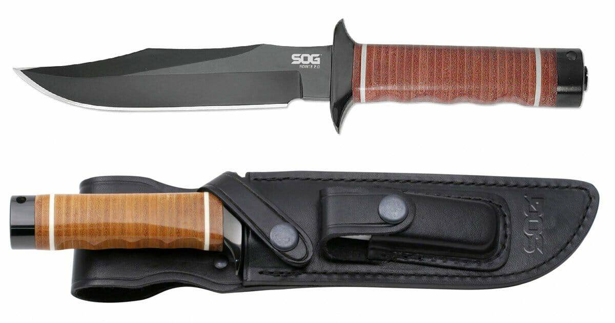 The SOG Bowie 2.0 is a great AUS-8 steel survival knife. 