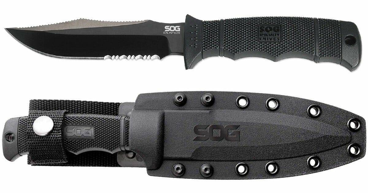 The Seal Pup is a versatile fixed blade knife with AUS 8 steel. 