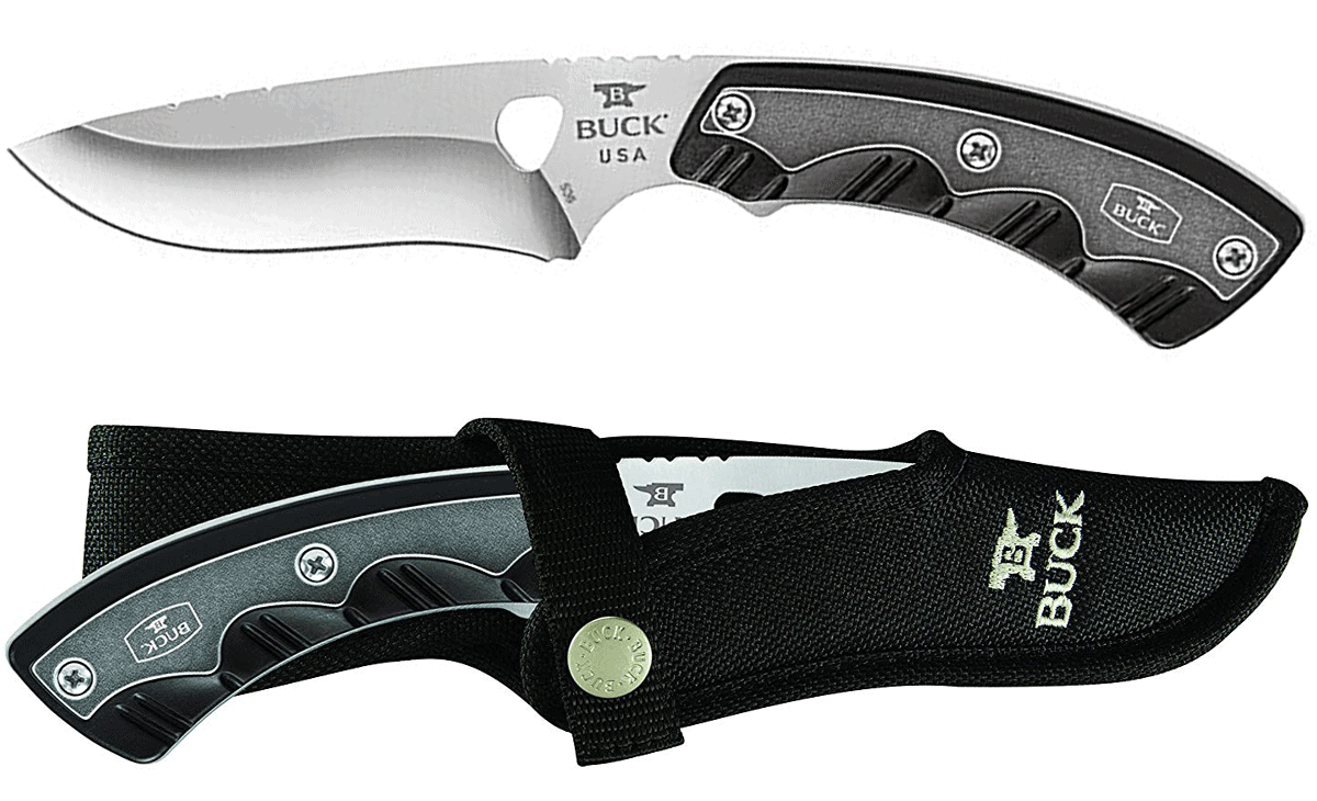 The fixed blade Open Season hunting knife is popular, because it works really well. 