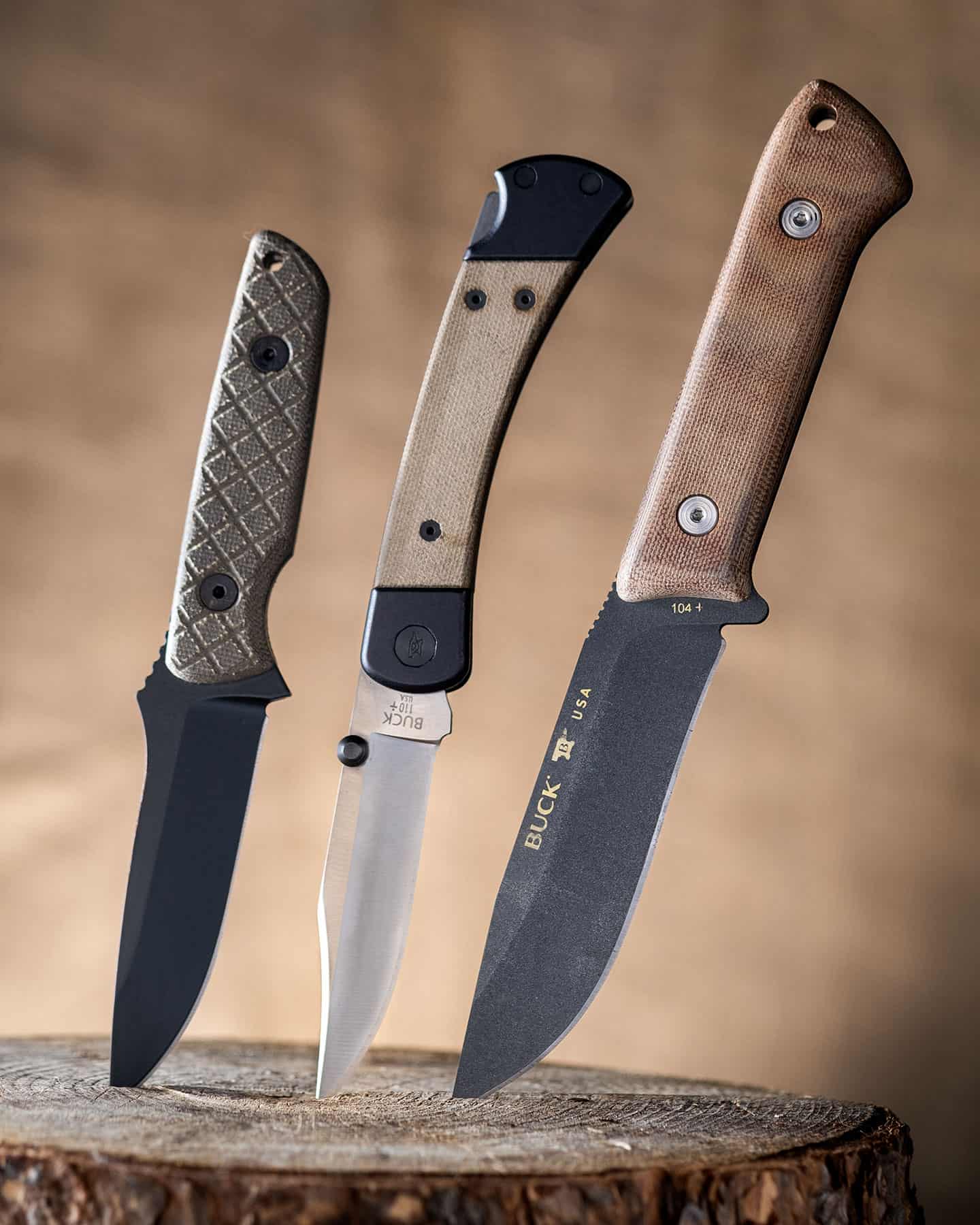 Header image for our artical on the best with micarta handles