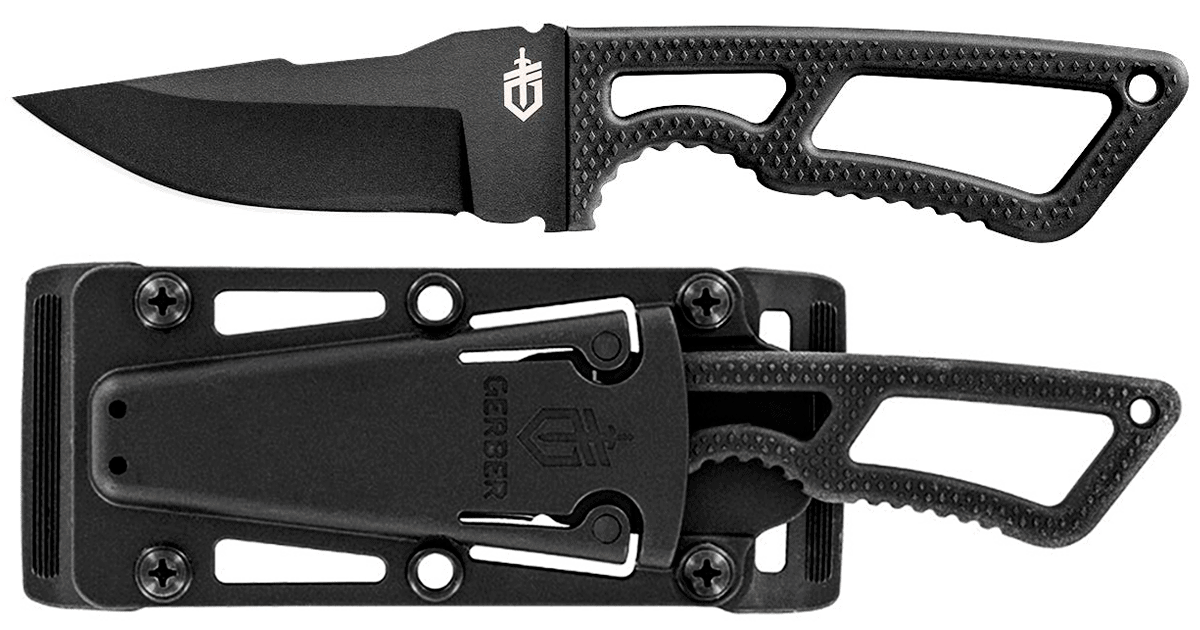 The Gerber Ghostrike has one of the best sheaths of any neck knife on the market. 