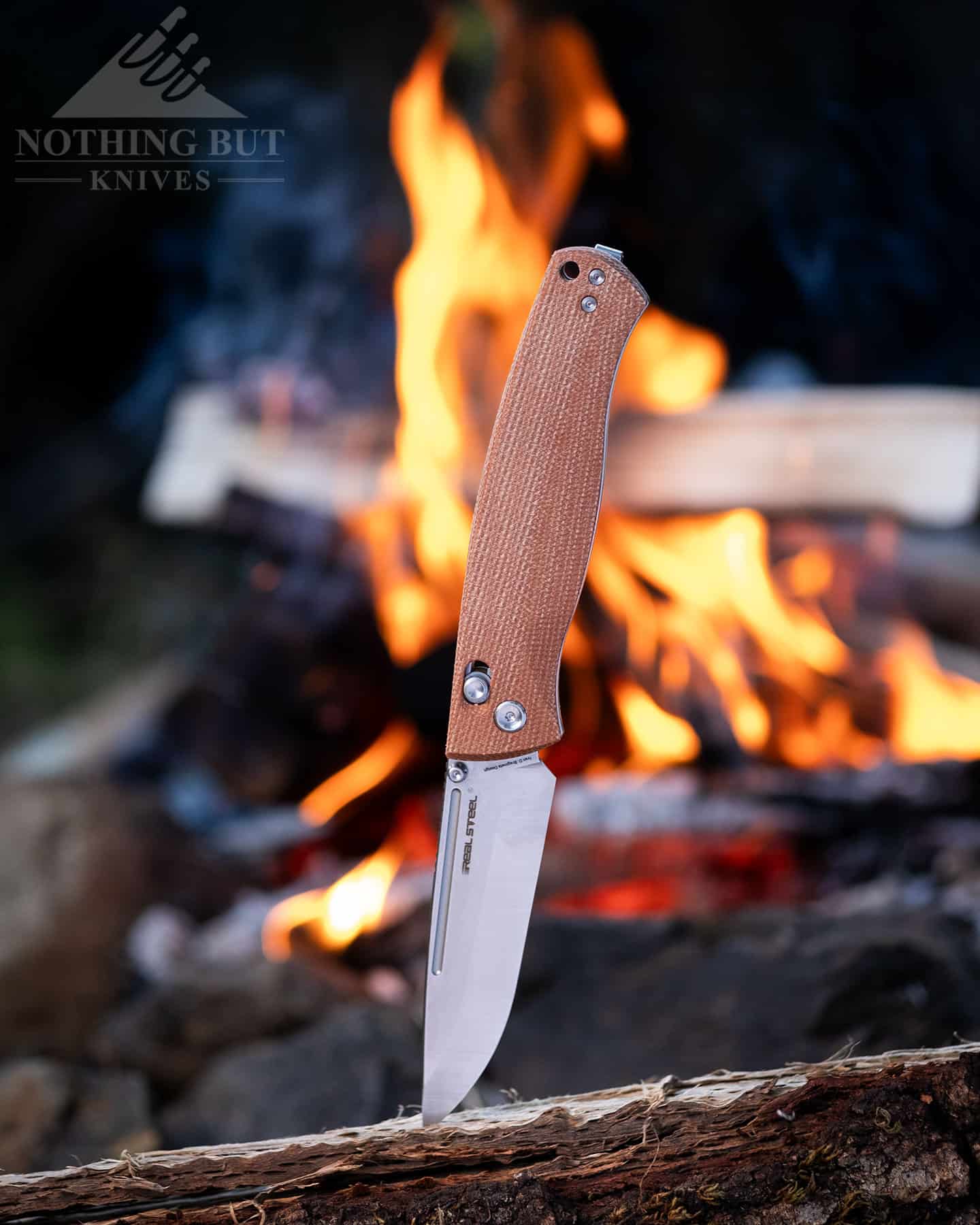Camping with the Real Steel Pathfinder hard-use knife.