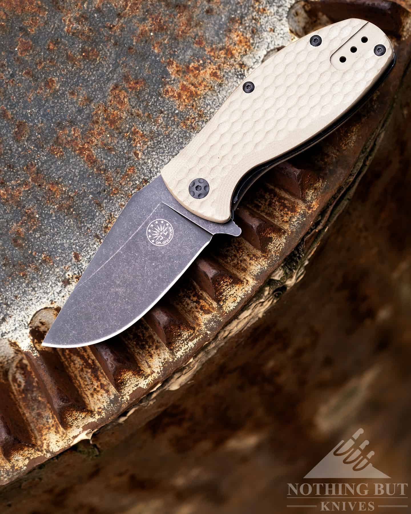 We have subjected our Off-Grid Badger pocket knives to all sorts of hard use situtions that resulted in them getting dirty and scuff, but they keep on working. 
