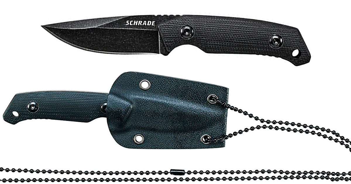 The Schrade Mini Drop Point is a tough little bushcraft blade to pack around