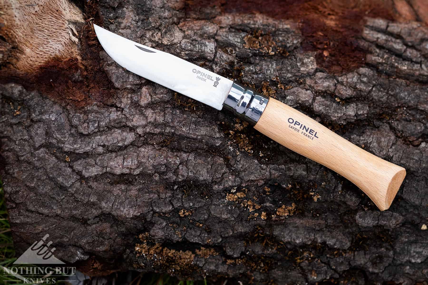 The Opinel is a classic hard use durable knife for people who need a beater knife to get hard work done. 