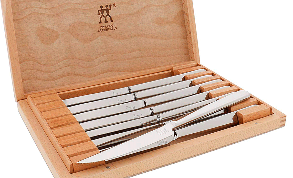 This steak knife set from JA Henckels is an excellent value. 