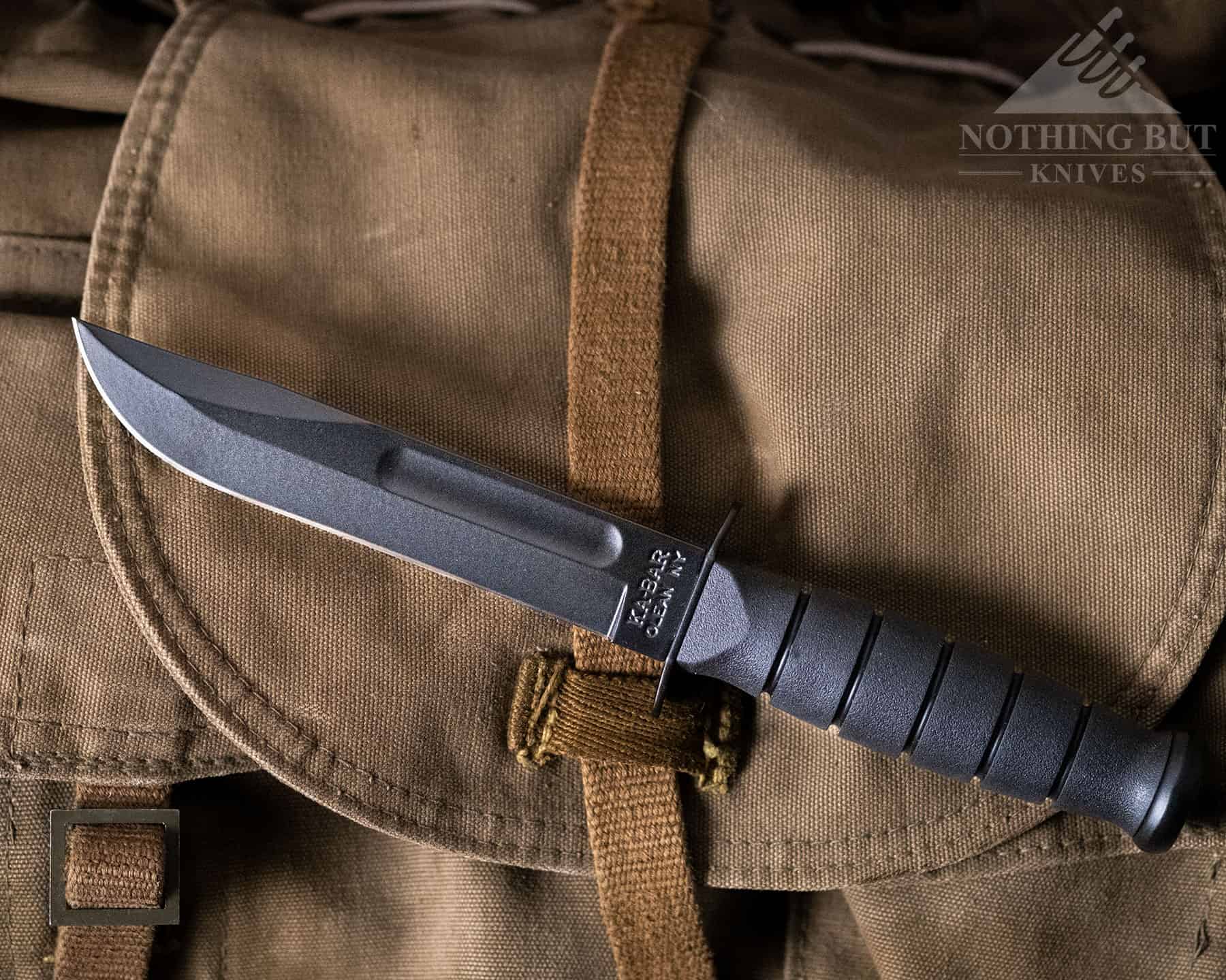 The Short Ka-Kar has the classic tactical Ka-Bar look, but it is a little smaller and the handle is more comfortable than the original.