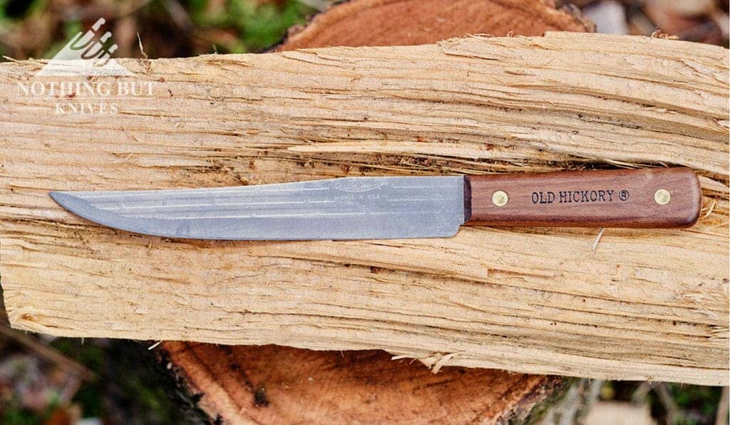 Old Hickory 705 Knife Set Review - Image 4 The 8 Inch Slicing knife is handy indoors or out.