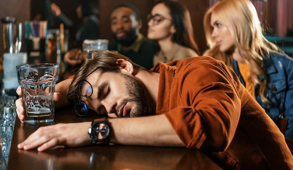 Falling asleep in a bar full of people is a great way to lose a pocket knife. 