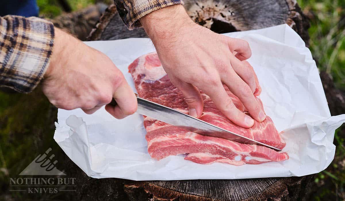 Old Hickory 705 Knife Set Review - Image 2 The Old Hickory Boning knife is great for food prep.