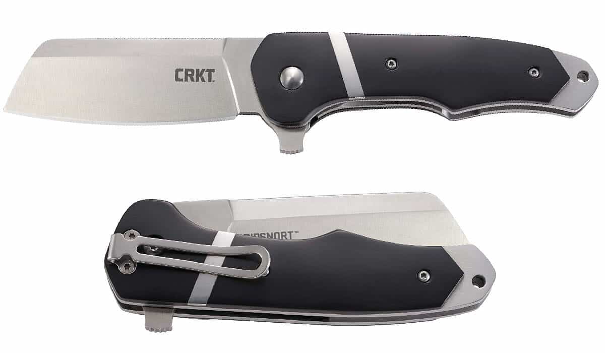 The CRKT Ripsnort is more of a sheepsfoot, but it was made with something of a cleaver mentality.