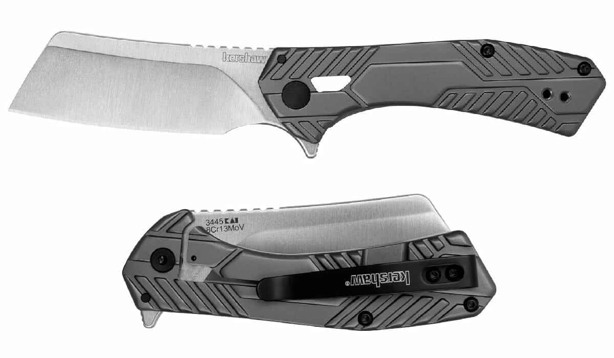 The blade of the Kershaw Static feels a lot more like a cleaver than a sheepsfoot,