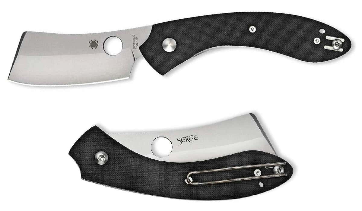 The Spyderco Roc is the folding cleaver pocketknife I recommended the most.