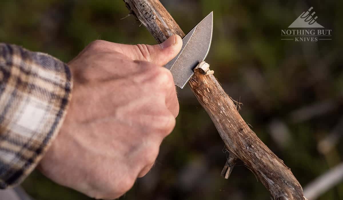 This knife is a servicable outdoor and camping knife. 