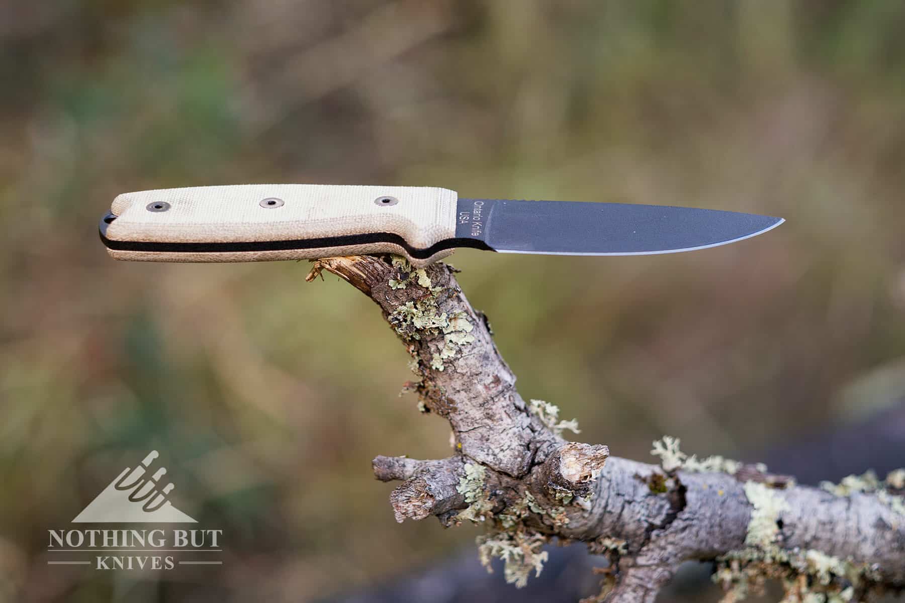 Ontario Knife Company Rat 3 Review - Image 2 The 1095 steel Rat 3 blade is tough and sharp.