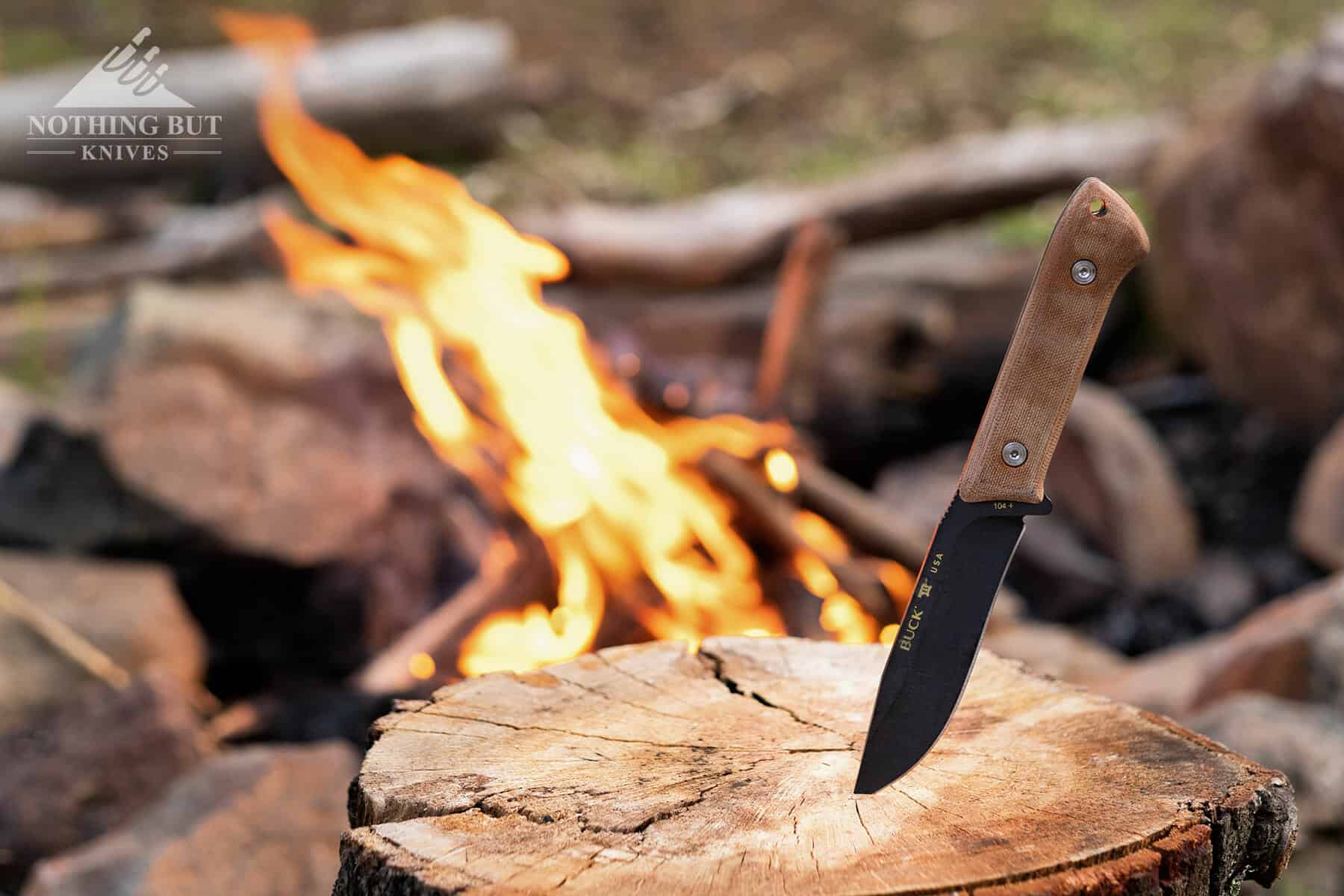 The Micarta scales of the Campadre are grippy and comfortable, the steel is tough and takes a sharp edge, the grind is slicey, and it looks all around good.
