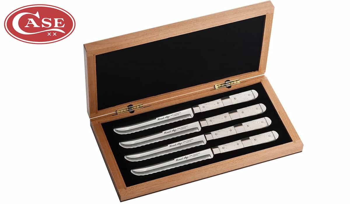 A Guide To Kitchen Cutlery By Outdoor Knife Companies - Image 11 A Guide to Kitchen Cutlery by Outdoor Knife Companies - Image 4: Case Cutlery Steak Knife Set