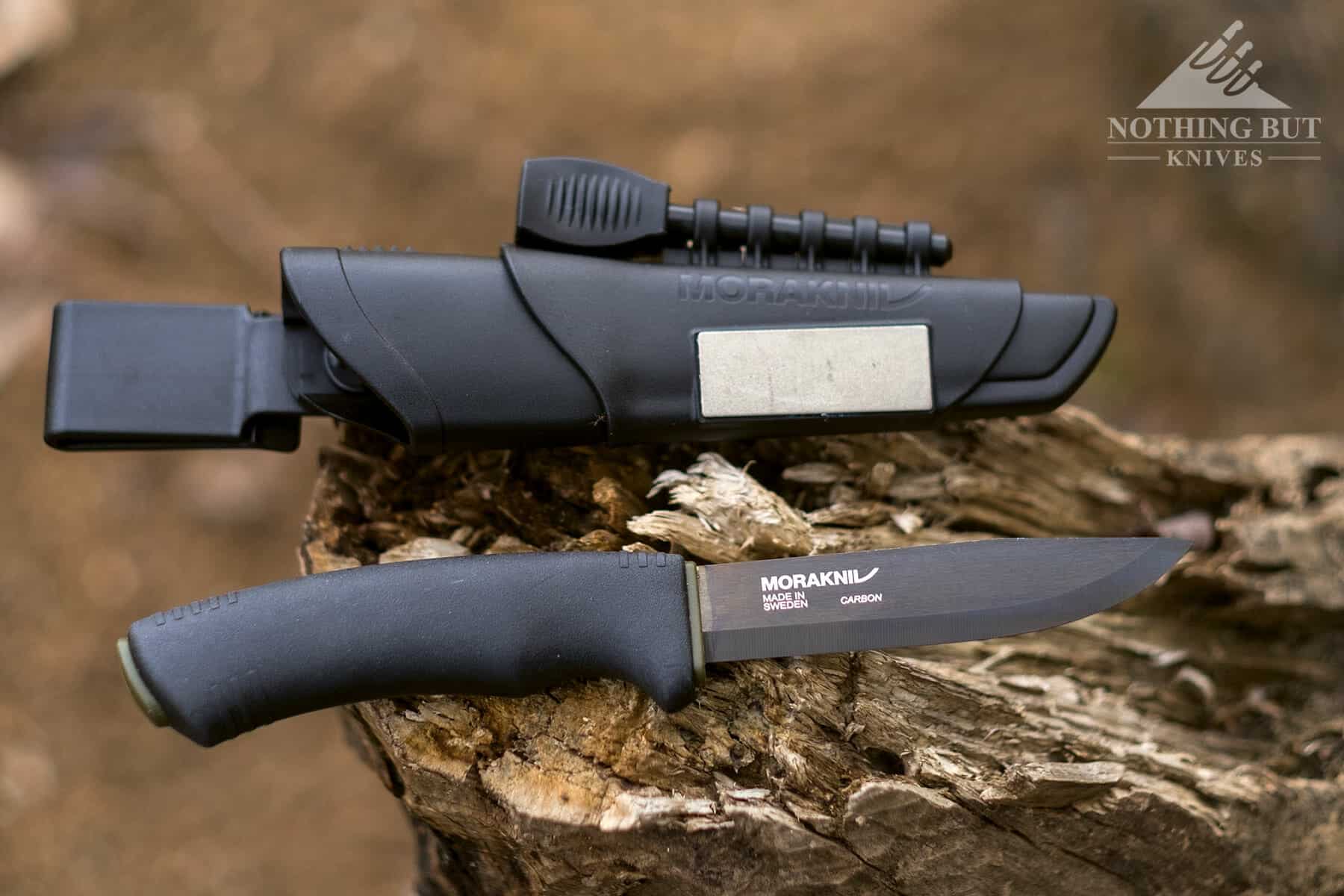 The Mora Bushcraft Black is a decent competitor of the Buck Compadre.