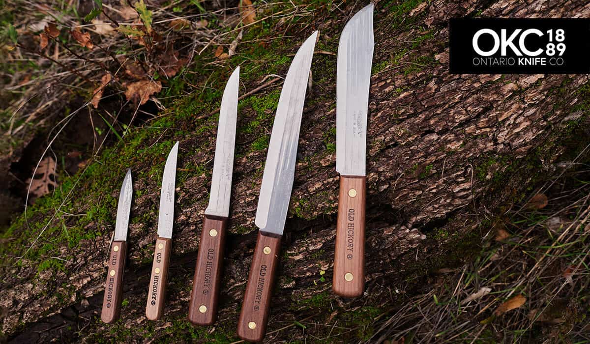 The Old Hickory cutlery set is durable and practical indoors and out. 