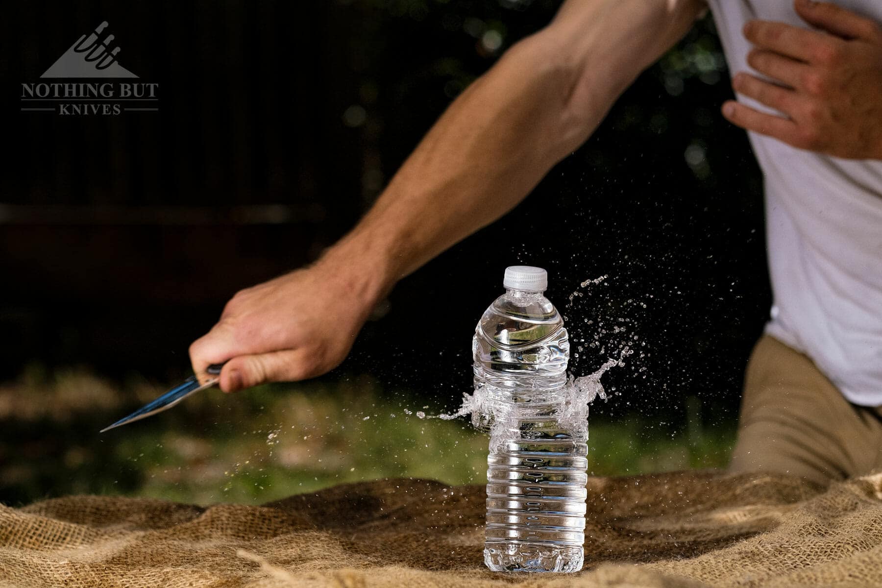 What I can do is cut up a bunch of water bottles. Which I did.