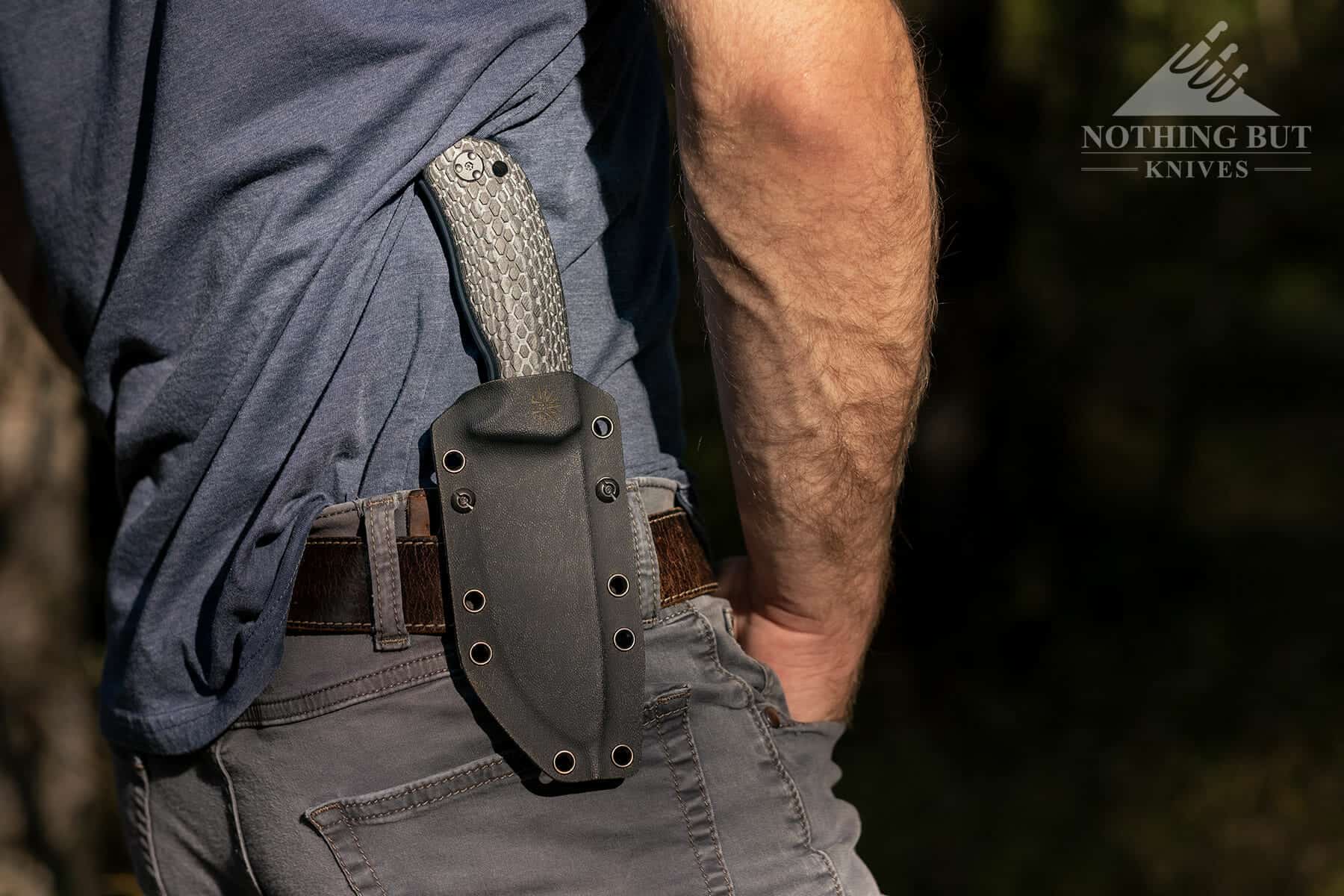 Tracker X Kydex Sheath Carries Light