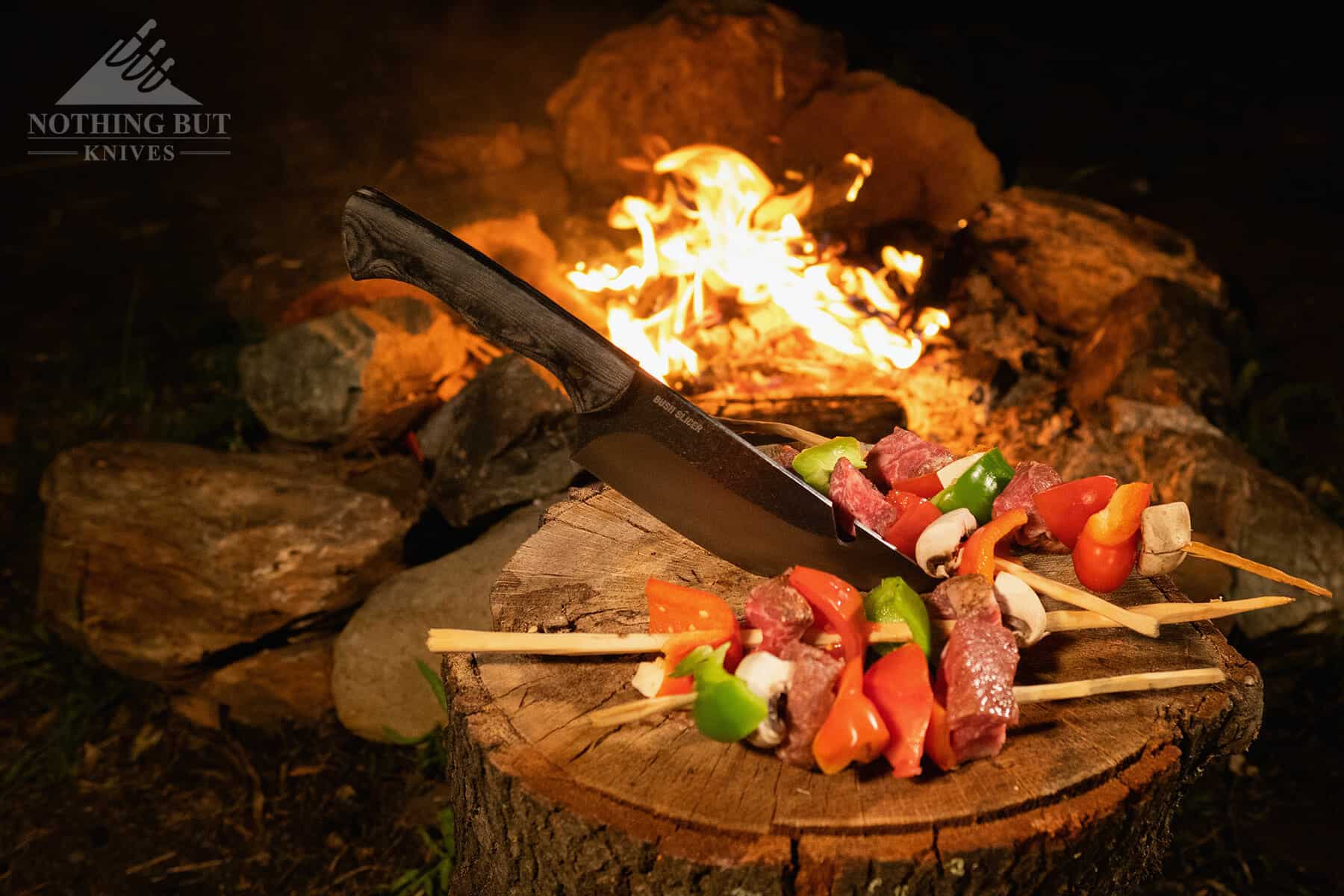 Condor Bush Slicer Review - Image 11 The Bush Slicer performed quite well as a camp fire food prep knife.