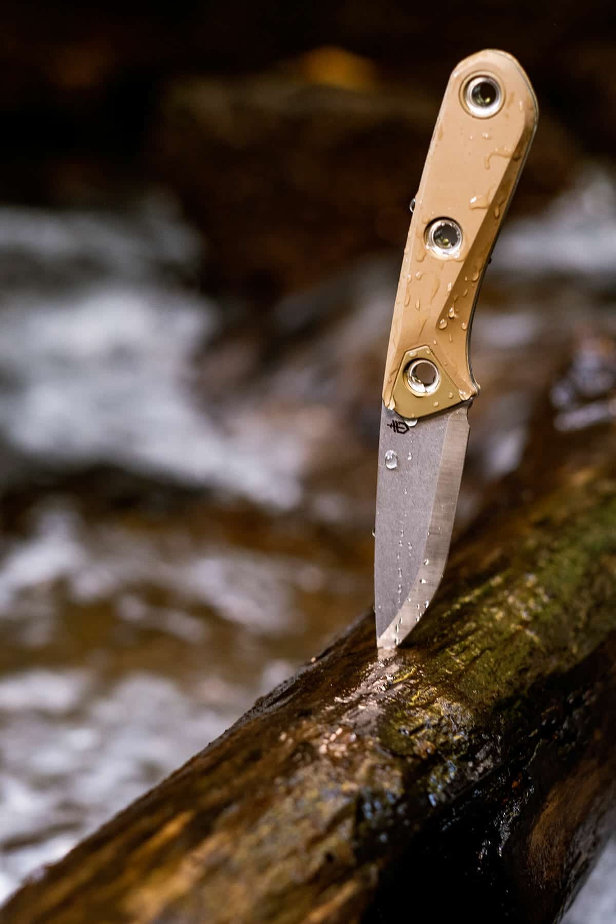 Gerber Principle Review: Great Design With Old School Steel - Image 1 Gerber Prinicple Bushcraft Knife in the great outdoors.