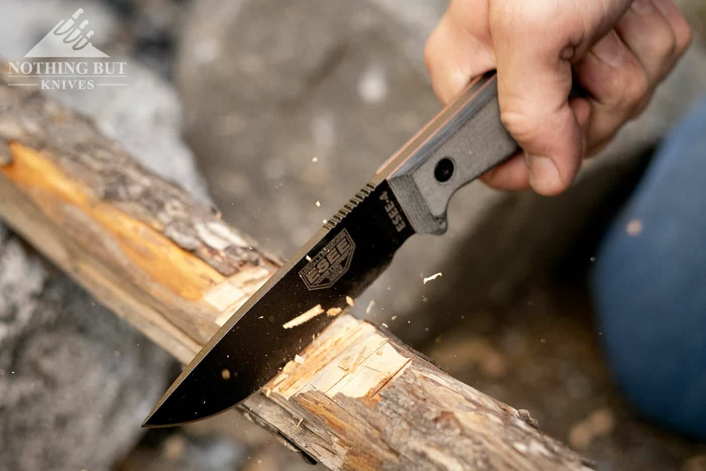 This knife works as a beater knife to take out into the wild and smash into the untamed walls of unsuspecting nature, it’s pretty good, but you might want to change out the handle.