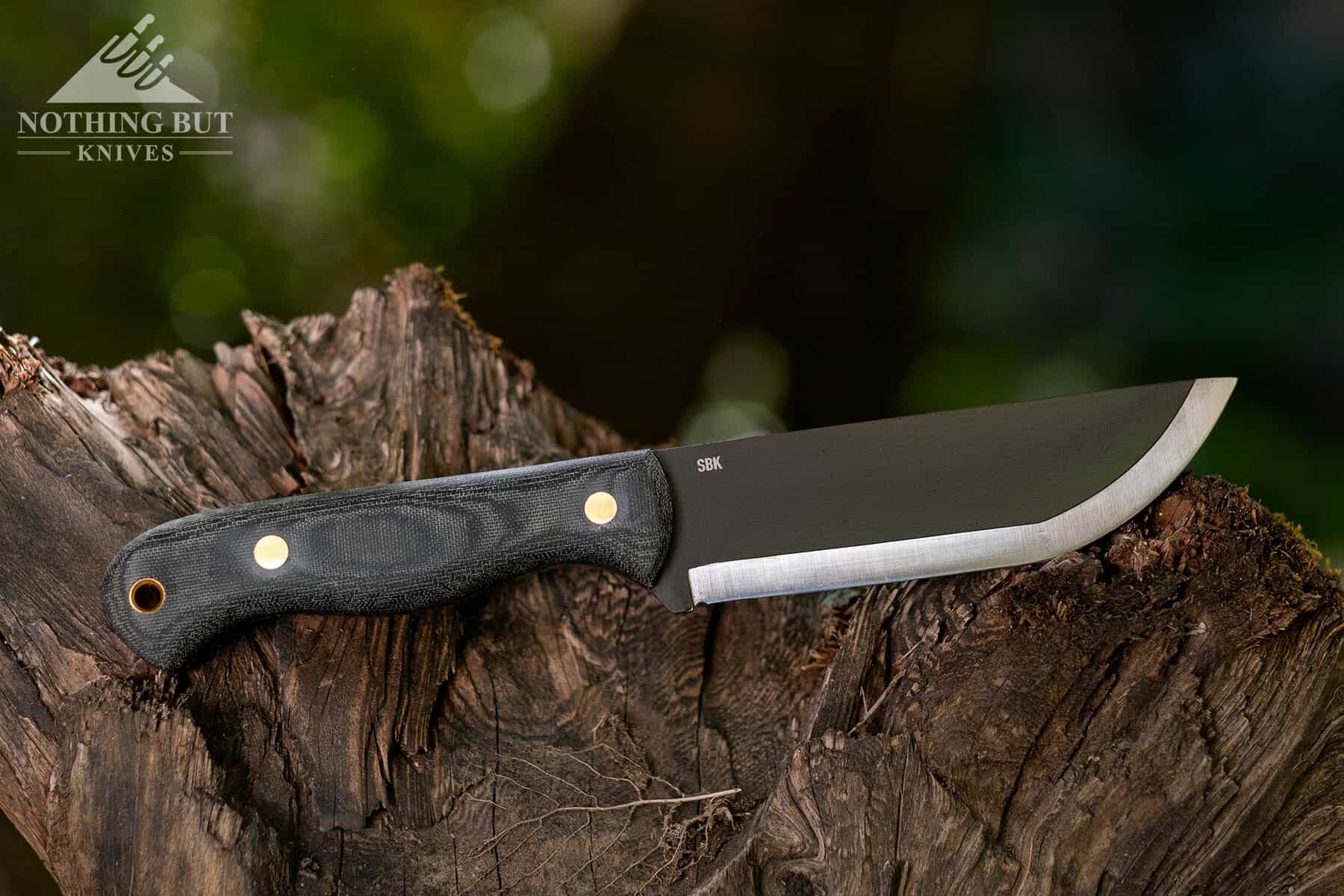 This survival bushcraft knife is better than the Bushlore, but it needs better steel..