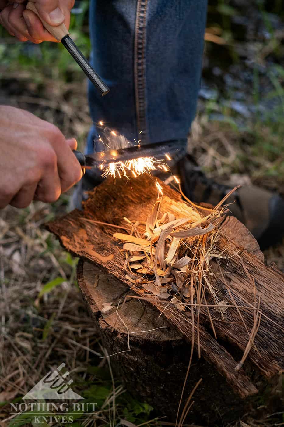 Condor Sbk Review - Image 11 The Condor SBK throws enough spark to light a fire fairly easily.