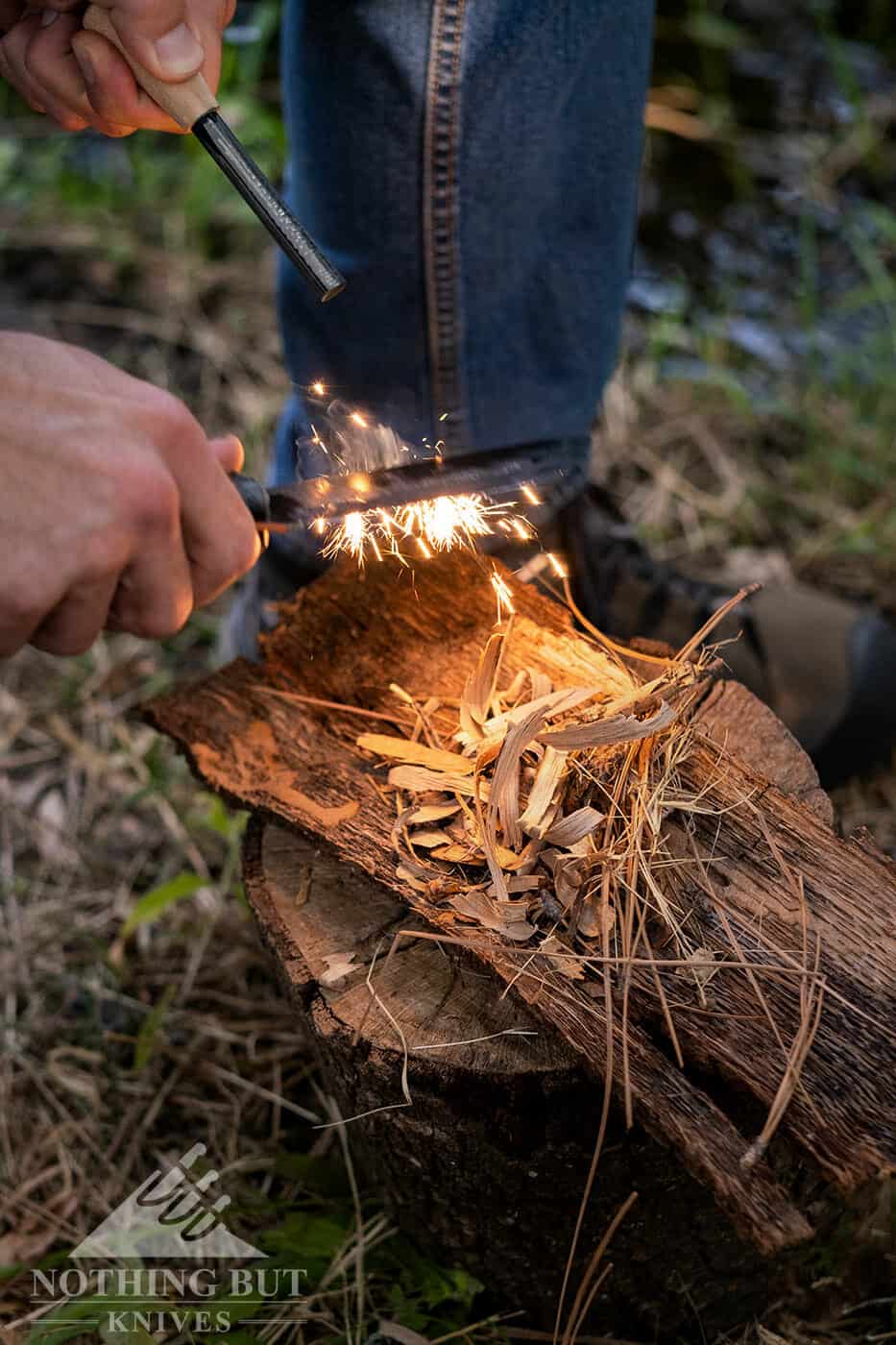 The Condor SBK throws enough spark to light a fire fairly easily. 