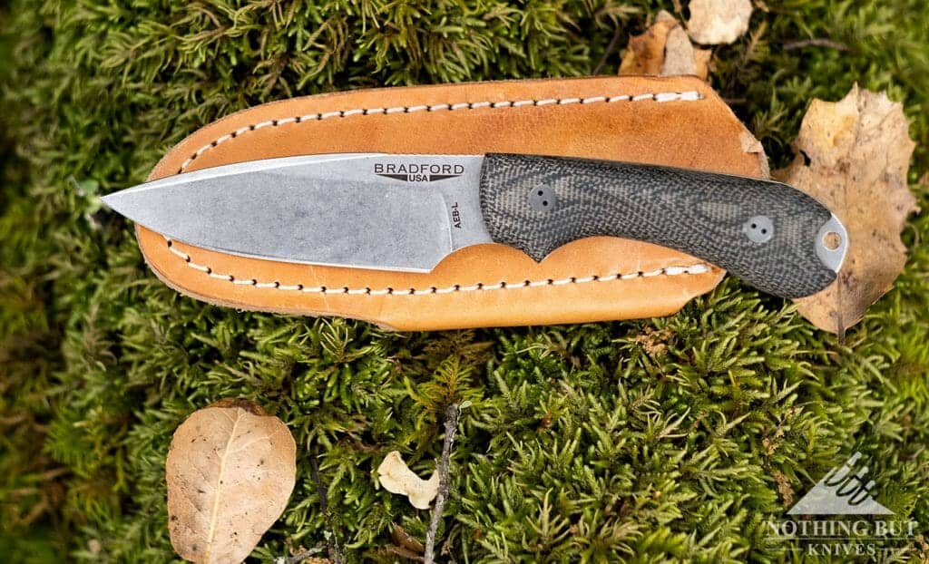The Bradford Guardian 3 is a well designed fixed blade knife that is perfect for camping or backpacking.