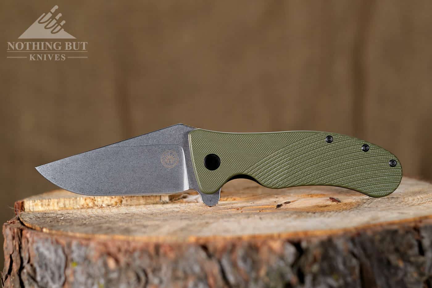 The Off-Grid Rhino hard use pocketknife is tough and versatile.