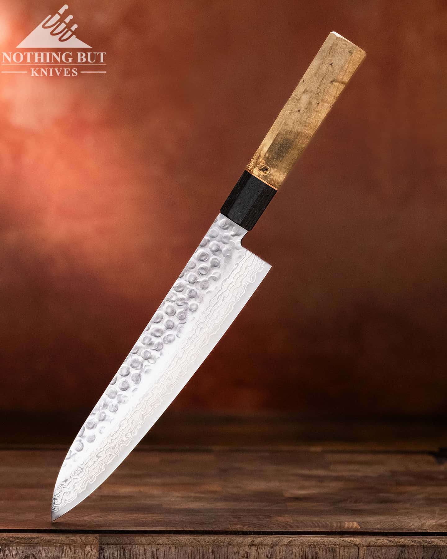 This chef knife makes a great gift for anyone who is a fan of Japanese cutlery. 