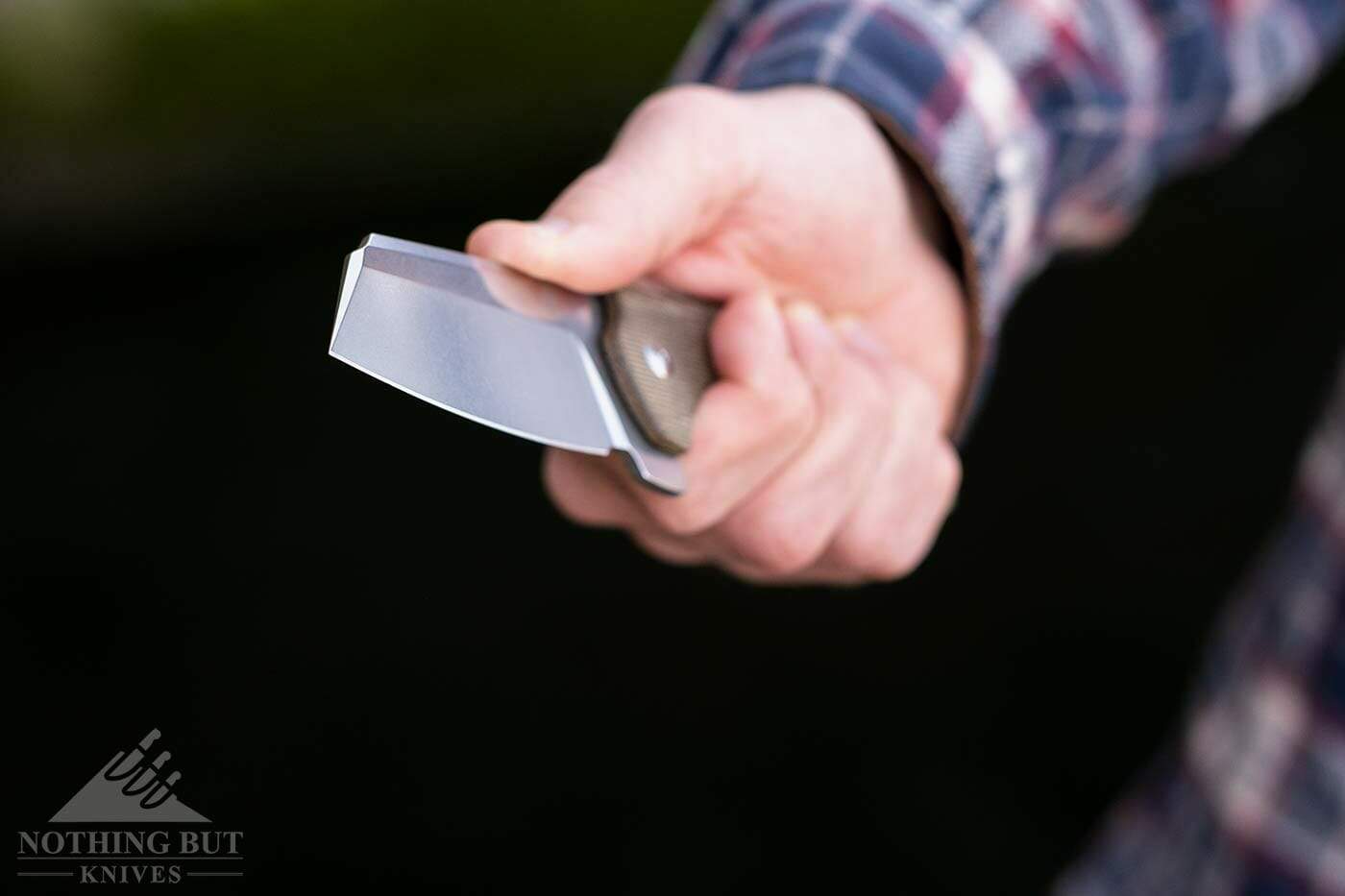 The Kizer Sheepdog has a great utility blade.