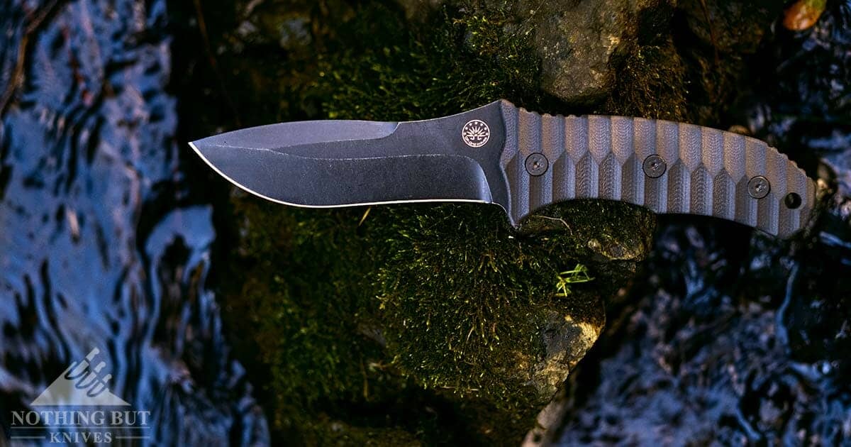 The Backcountry's blade has a practical design and great edge retention. 