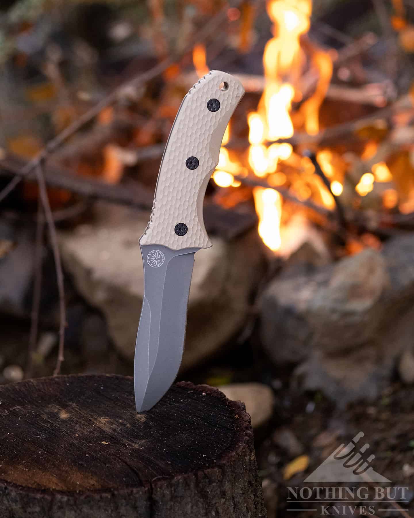 Camping with the Backcountry V2 fixed blade.