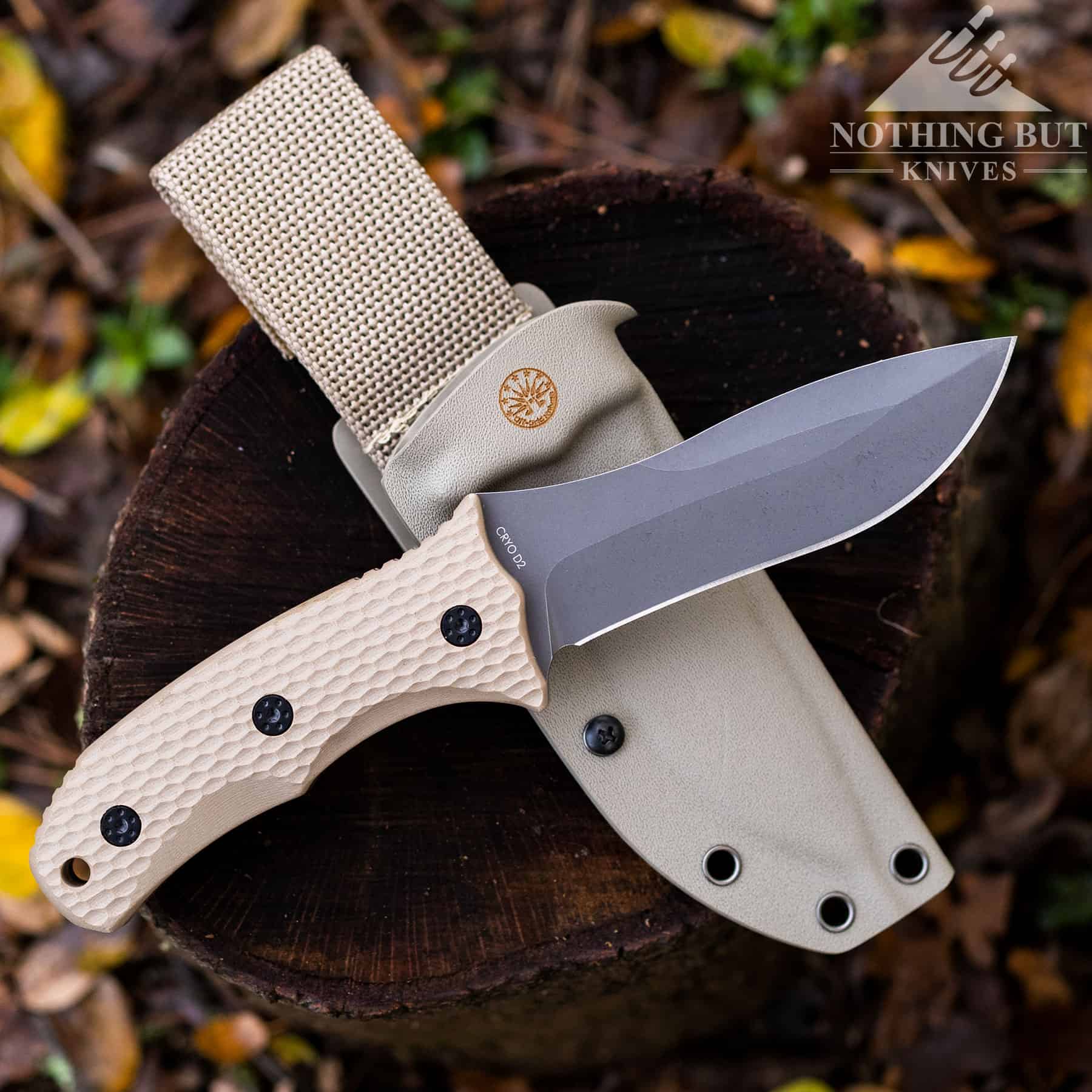 Off-Grid Backcountry Review - V2 Update - Image 5 The new and improved sheath of the Backcountry is one of the best fixed blade sheaths we have tested.