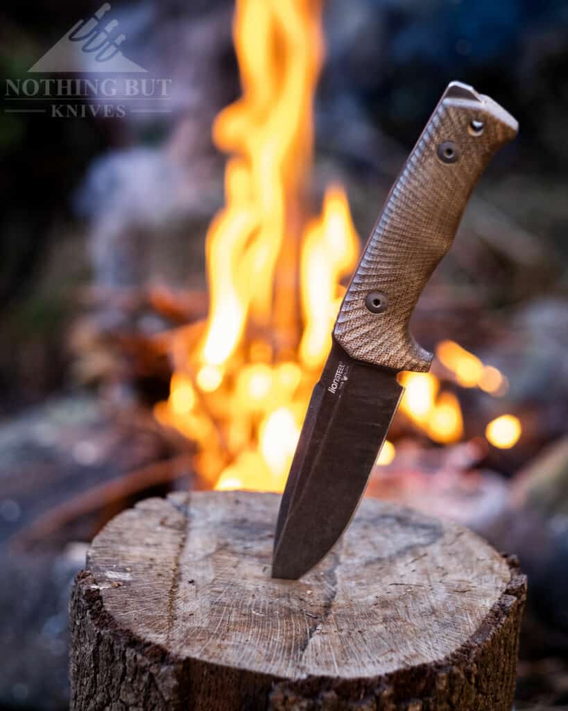 The LionSTEEL T5 fixed blade survival knife is a great option for the campsite or a bugout bag. 