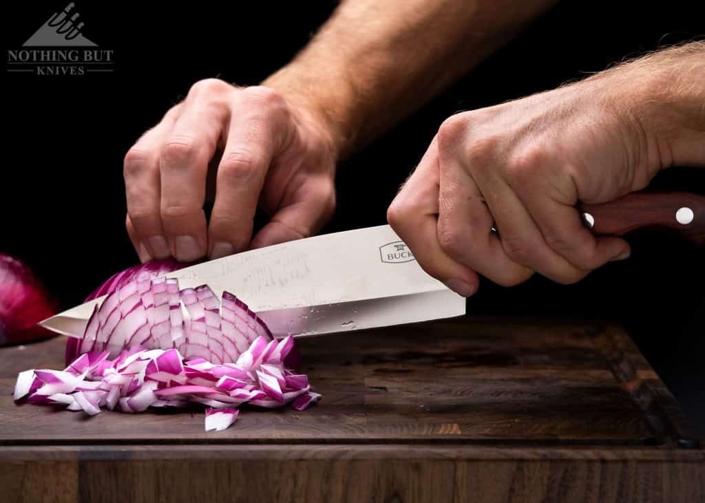Buck 931 Chef Knife Review - Image 4 Buck 931 Chef Knife Review - Image 4: Buck 931 Chef Knife Review