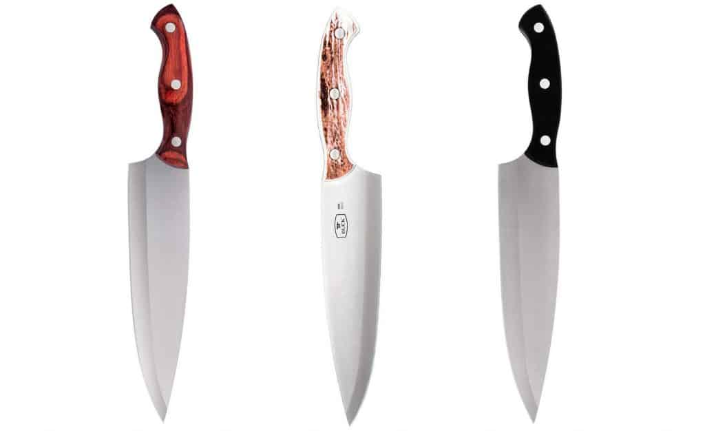 Buck 931 Chef Knife Review - Image 8 Buck 931 Chef Knife Review - Image 5: Buck CHef Knife Handle Options