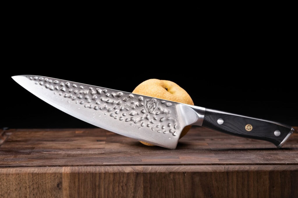 The Dalstrong Shogun chef knife is good but not great.