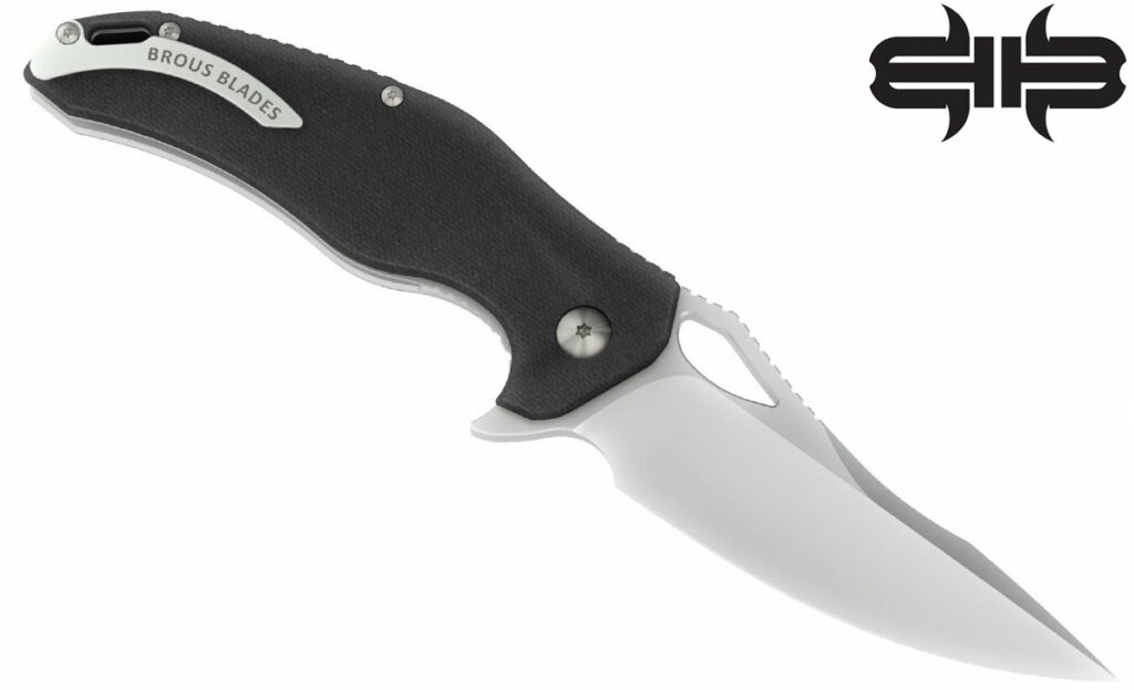 The Ripper is a good example of the type of knives made by Brous Blades in the USA.