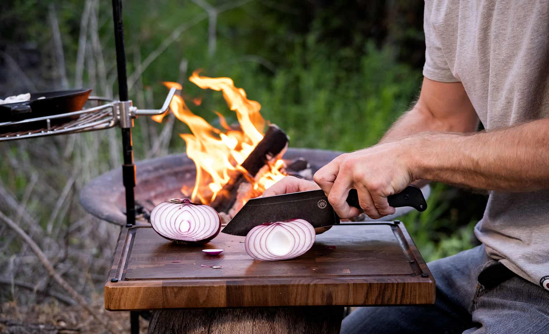 Off Grid Grizzly Camping Chef Knife