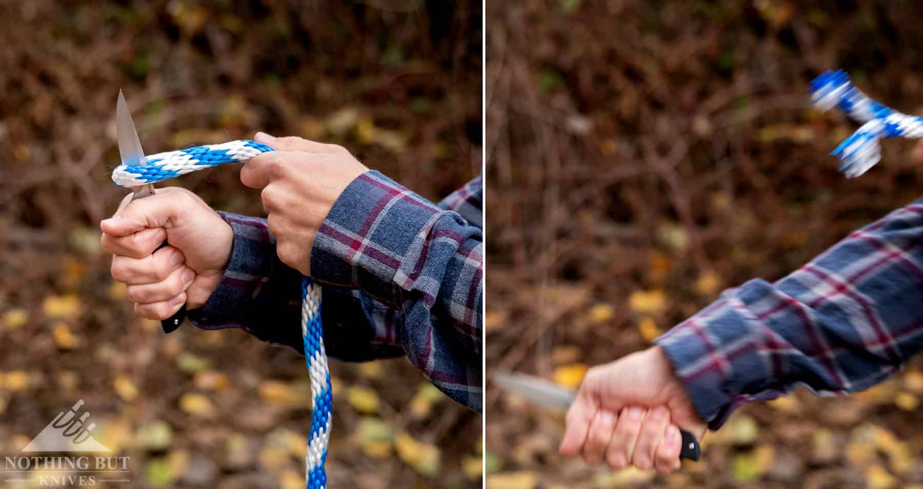 Finch Knife Co Cimarron Review - Image 6 Finch Knife Co Cimarron Review - Image 3: Slicing Rope With The Finch Cimarron