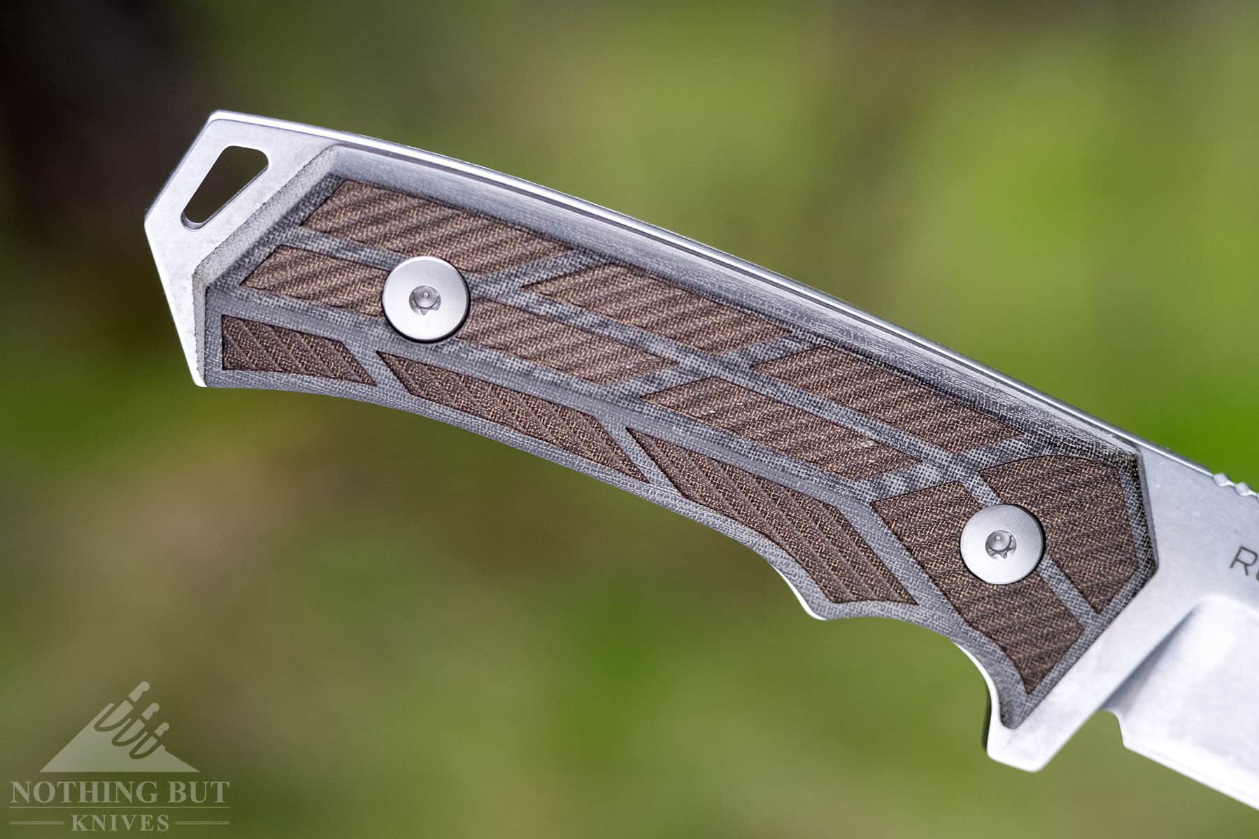 Woox Rock 62 Knife Review - Image 4 Woox Rock 62 Knife Review - Image 2: Woox Rock 62 Handle