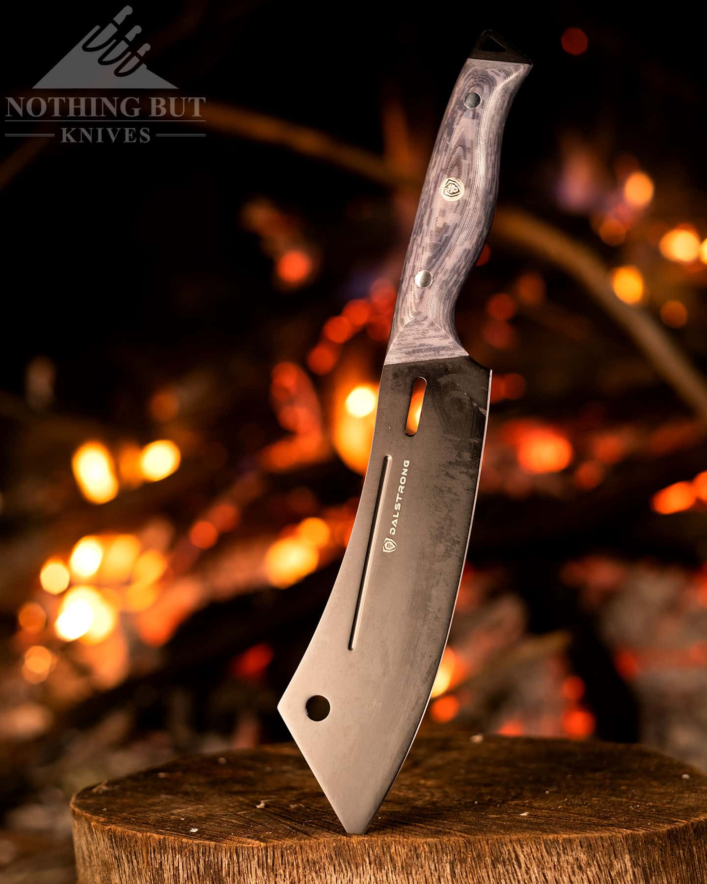 The Dalstrong Delta Wolf Crixus makes a great barbecue buddy. 