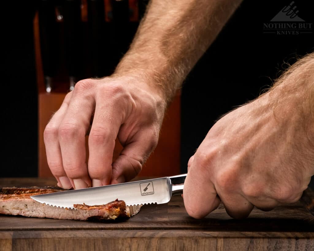 Imarku 16 Piece Japanese Knife Set Review - Image 15 Imarku 16 Piece Japanese Knife Set Review - Image 12: Imarku Premium Steak Knife