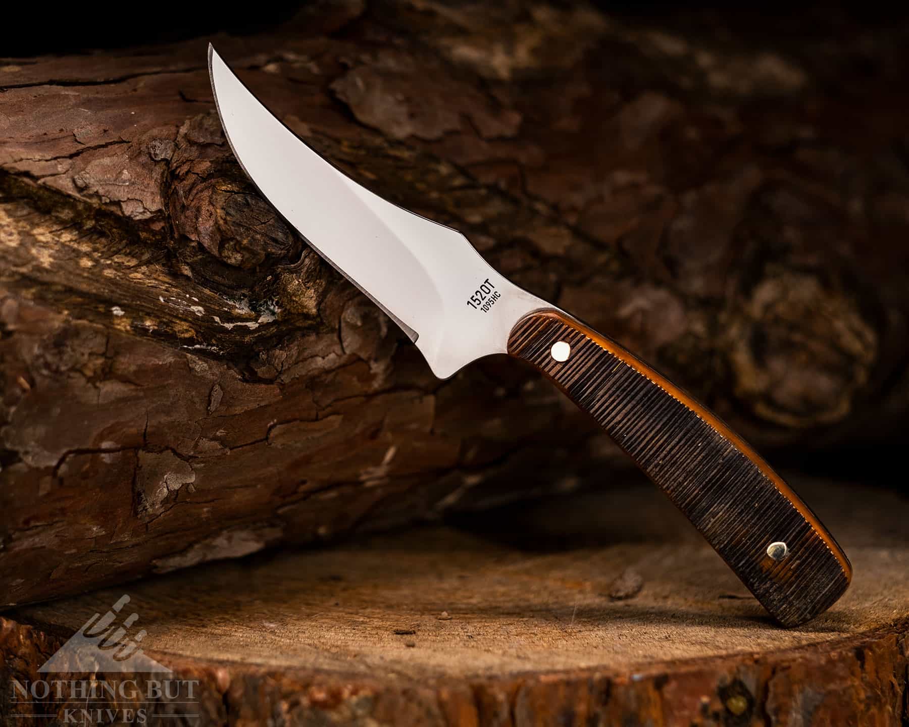 The American made version of the Old Time Sharpfinger fixed blade knife.