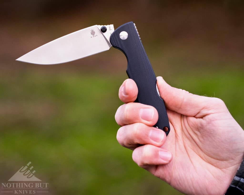 Kizer Slicer Lockback Knife Review - Image 13 Kizer Slicer Lockback Knife Review - Image 1: Kizer Slicer Secondary lock